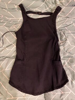 Free people black top with pockets L nwot